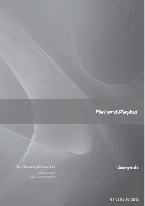 Bruksanvisning Fisher and Paykel DD60SDFTX7 Diskmaskin