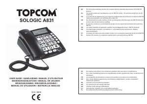 Manual Topcom Sologic A831 Phone