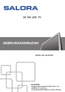 Handleiding Salora 20LED1600 LED televisie