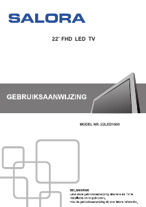 Handleiding Salora 22LED1600 LED televisie