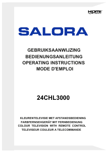 Handleiding Salora 24CHL3000 LED televisie
