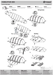 Manual Outwell Familyfun 800 Tent