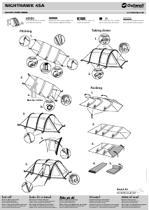 Manual Outwell Nighthawk 4SA Tent