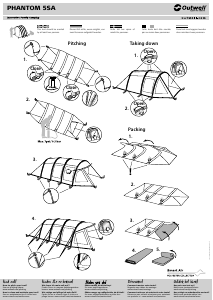 Handleiding Outwell Phantom 5SA Tent