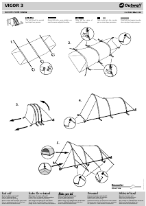 Manual Outwell Vigor 3 Tent