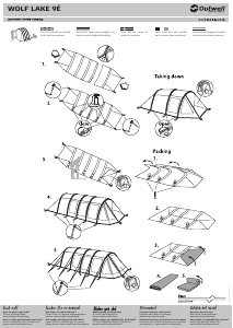Manual Outwell Wolk Lake 9E Tent