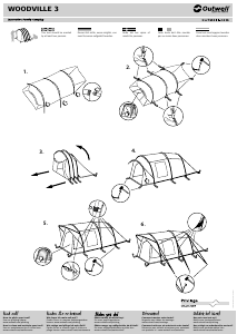 Manual Outwell Woodville 3 Tent