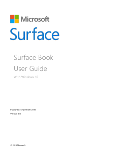 Manual Microsoft Surface Book 2 Laptop