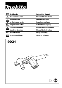 Manual Makita 9031 Belt Sander