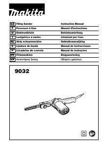 Bruksanvisning Makita 9032 Bandslipar