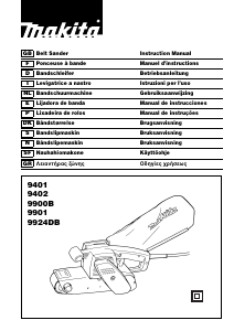 Manual Makita 9401 Lixadeira de rolos