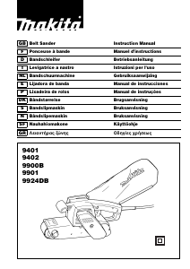 Manual Makita 9402 Belt Sander