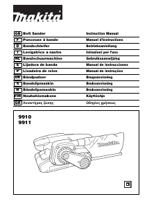 Mode d’emploi Makita 9910 Ponceuse à bande