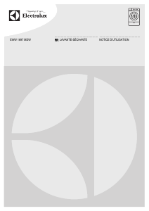 Mode d’emploi Electrolux EWW1697MDW Lave-linge séchant