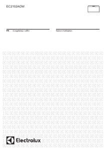 Mode d’emploi Electrolux EC2102AOW Congélateur