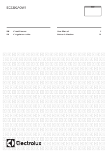 Mode d’emploi Electrolux EC3202AOW1 Congélateur