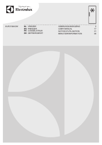 Bedienungsanleitung Electrolux EUF2740AOW Gefrierschrank