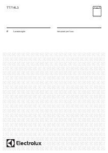 Manuale Electrolux TT714L3 Lavastoviglie
