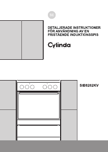 Bruksanvisning Cylinda SIB 8262 KV Spis