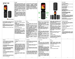 Manual ZTC C232 Telefone celular