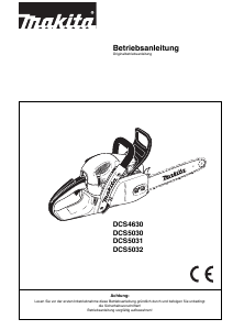 Bedienungsanleitung Makita DCS5031 Kettensäge