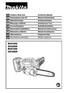 Manual Makita UC300D Chainsaw