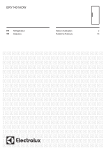 Mode d’emploi Electrolux ERY1401AOW Réfrigérateur