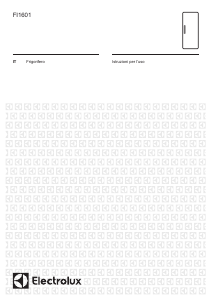 Manuale Electrolux FI1601 Frigorifero