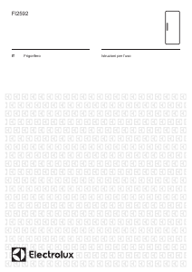 Manuale Electrolux FI2592 Frigorifero