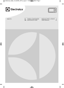 Manuale Electrolux MQ817GXE Microonde