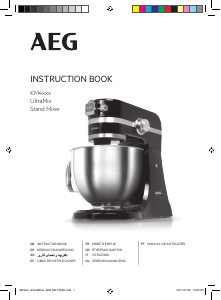 Manual AEG KM4000 Stand Mixer