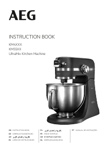 Manual AEG KM5520 Stand Mixer