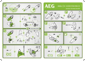 Manual de uso AEG HX6-11EB Aspirador de mano