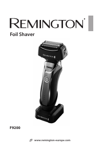 Manual Remington F9200 Foil Shaver