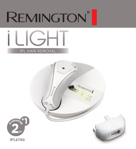 Manuale Remington IPL6780 i-Light Epilatore a luce pulsata