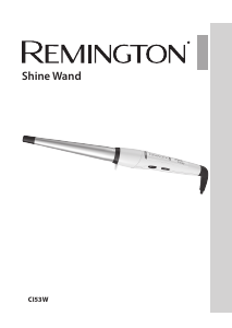 Bruksanvisning Remington CI53W Shine Wand Locktång
