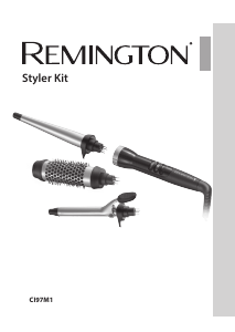 Kullanım kılavuzu Remington CI97M1 Styler Kit Saç şekillendirici