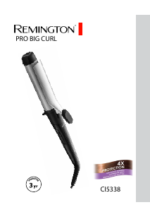 Instrukcja Remington CI5338 Pro Big Curl Lokówka