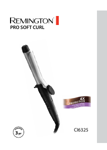 Kullanım kılavuzu Remington CI6325 Pro Soft Curl Saç şekillendirici