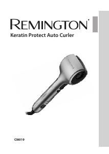 Kullanım kılavuzu Remington CI8019 Keratin Protect Saç şekillendirici