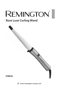 Manuale Remington CI9525 Rose Luxe Modellatore per capelli