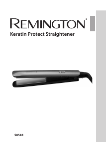 كتيب جهاز فرد الشعر S8540 Keratin Protect Remington