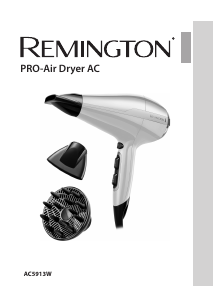 Εγχειρίδιο Remington AC5913W Πιστολάκι μαλλιών