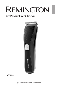 Посібник Remington HC7110 ProPower Машинка для стрижки волосся