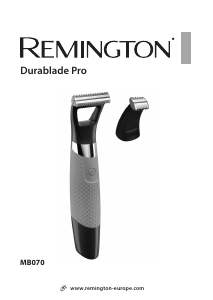 Priručnik Remington MB070 DuraBlade Pro Trimer za bradu