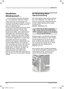 Bedienungsanleitung Bosch TCC78K751 Espressomaschine