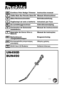 Handleiding Makita BUN490 Heggenschaar