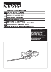 Manual Makita EH6000W Hedgecutter