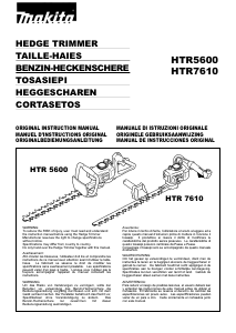 Manual Makita HTR7610 Hedgecutter