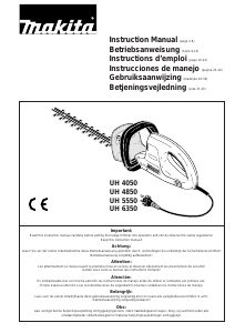 Manual Makita UH5550 Hedgecutter